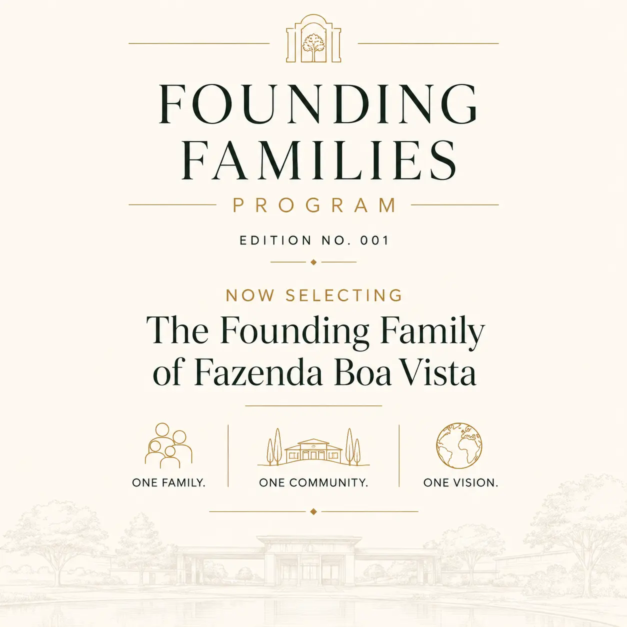 Founding Families Program — Fazenda Boa Vista